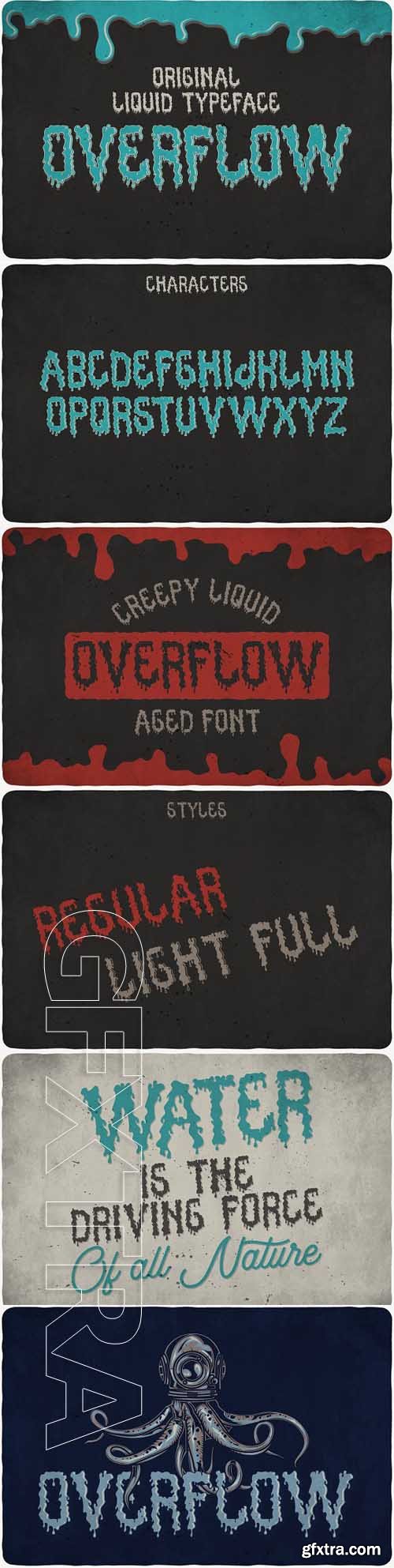 CreativeMarket - Overflow Typeface 1815041