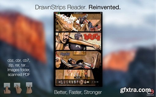DrawnStrips Reader - The Best Comic Reader 3.1 (Mac OS X)
