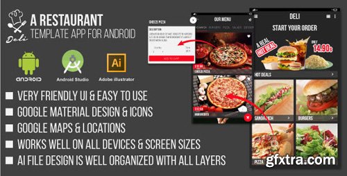 CodeCanyon - Deli v1.0 - Restaurant UI Template App for Android - 14351256