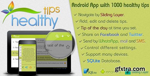 CodeCanyon - Healthy Tips v1.0 - Android Template - 6634568