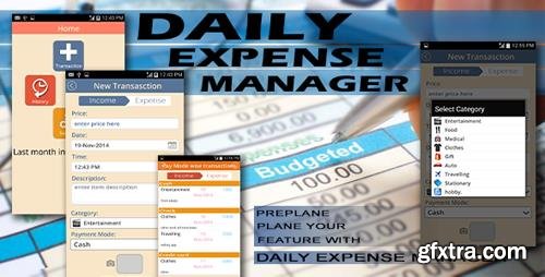 CodeCanyon - Expense Manager v1.0 - Android Full Application - 9653214