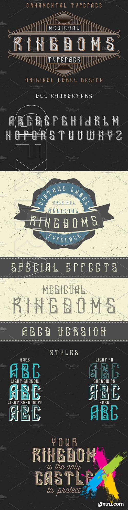 CreativeMarket - Medieval Kingdoms label font 1827750