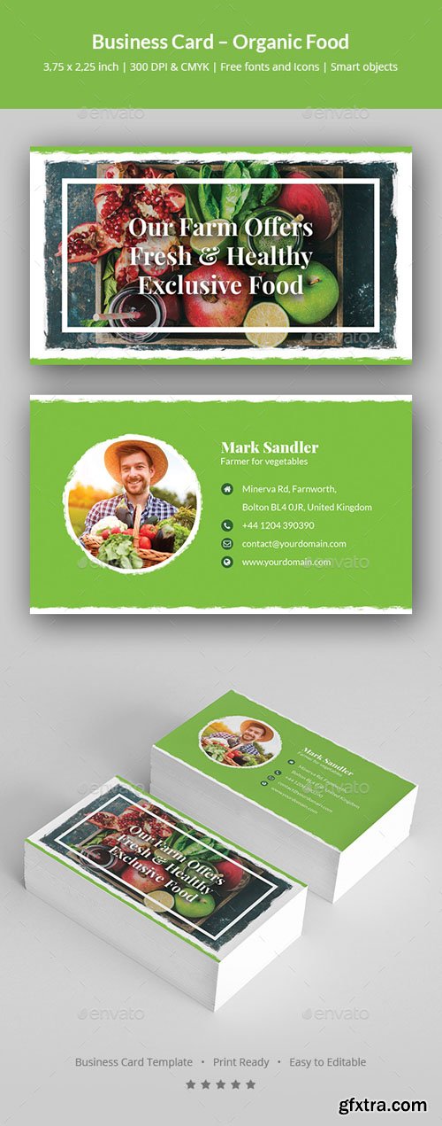 GR - Business Card – Organic Food 20466663