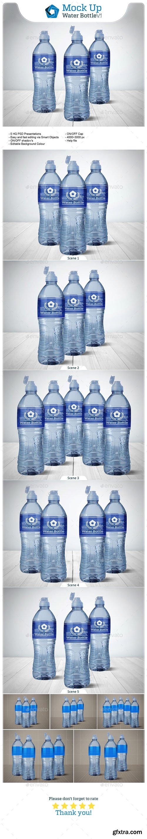 Graphicriver Water Bottle V.1 10950124