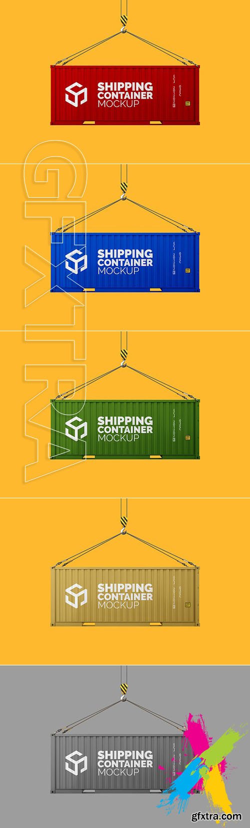 CreativeMarket - Shipping Container Mockup 1828174