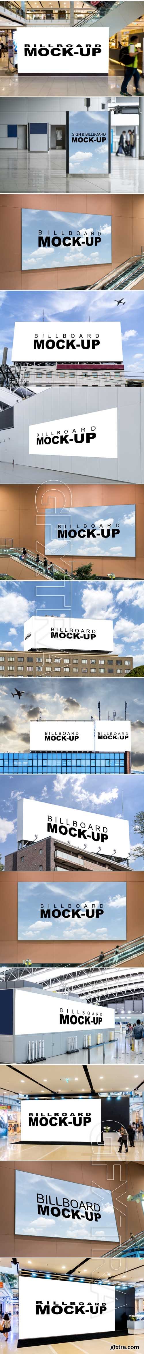 Mock Up Blank billboards 2