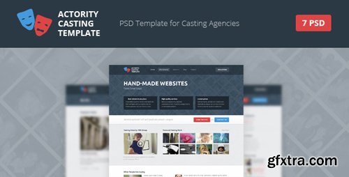 ThemeForest - Actority v1.0 - PSD Template for Casting Agencies - 4628296