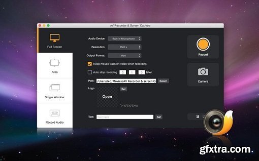 AV Recorder & Screen Capture 1.6.5 (Mac OS X)