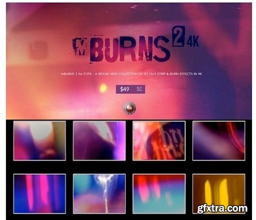 Motionvfx - mBurns 2 4K Collection for Final Cut Pro X (Mac OS X)