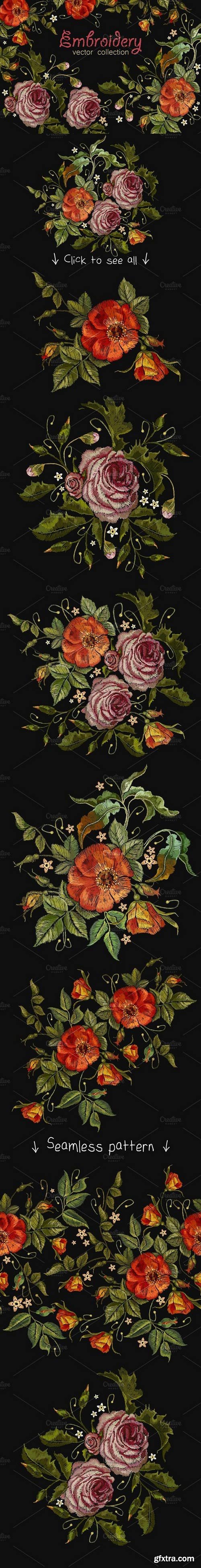 CM - Roses embroidery 1645706
