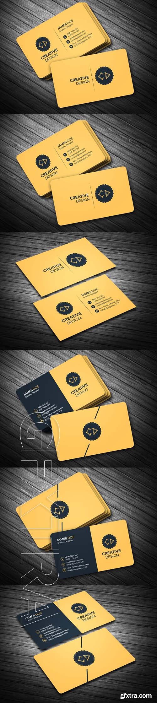 CreativeMarket - Golden Business Card 1776899