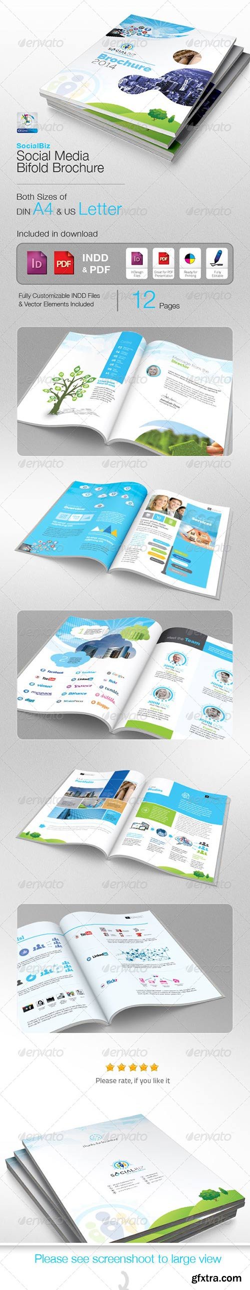 Graphicriver - SocialBiz Professional Social Media Brochure 5747201