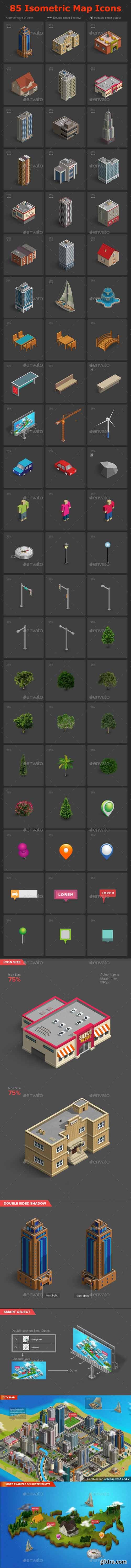 Graphicriver - Isometric Map Icons Vol.02 17979944