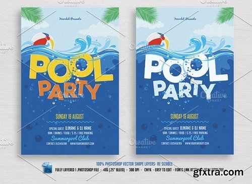 CM - Pool Party Flyer 731892