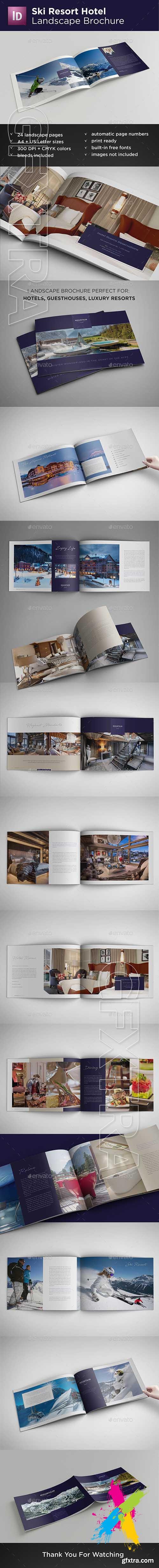GraphicRiver - Ski Resort Hotel Landscape Brochure 20622187