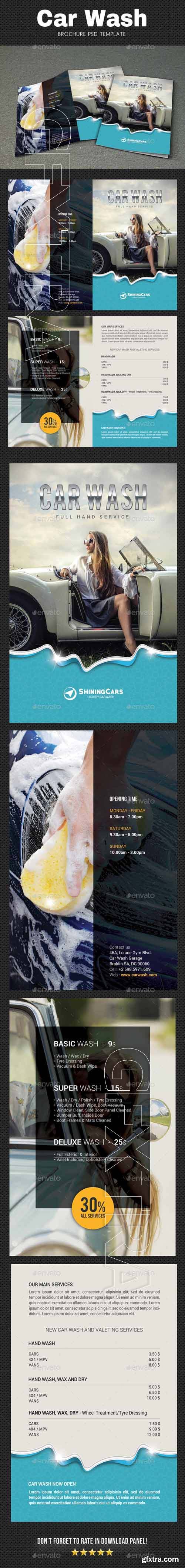 GraphicRiver - Car Wash Brochure 20656073