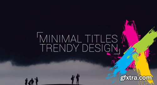 Ultra Minimal Titles - After Effects