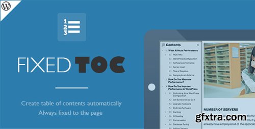 CodeCanyon - Fixed TOC v3.1.0 - table of contents for WordPress plugin - 7264676