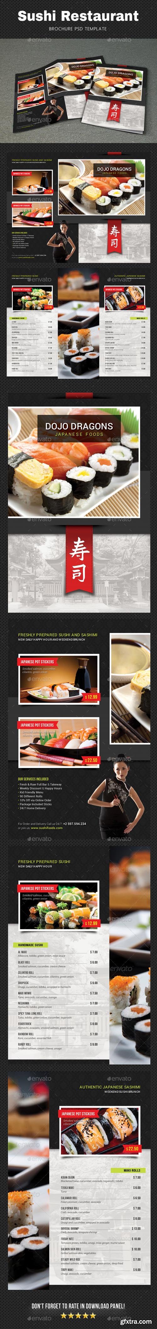 GR - Sushi Menu Brochure 20705872