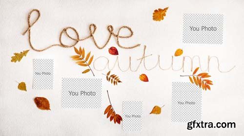 CreativeMarket - Layer template Love Autumn 1827472