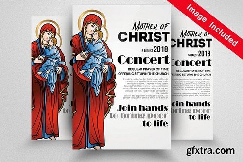 CM - Mother Christ Church Flyer Template 1689806
