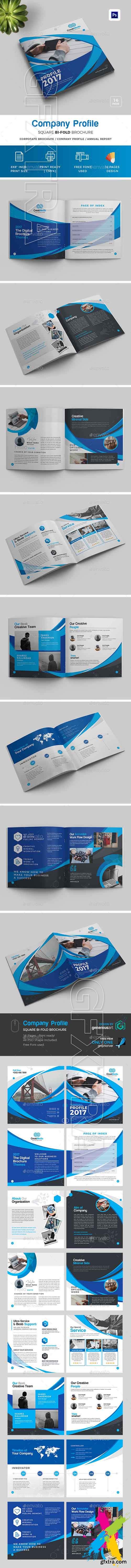GraphicRiver - Square Bi-Fold Brochure 20688217