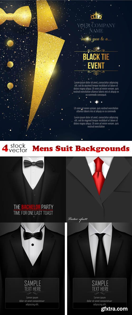 Vectors - Mens Suit Backgrounds