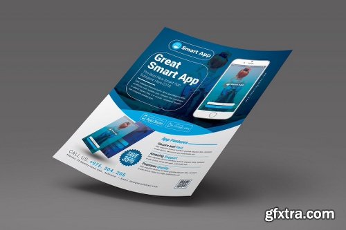 Graphicriver Mobile App Flyer Template 20692404
