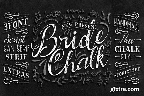 CreativeMarket BrideChalk Typeface 1883401