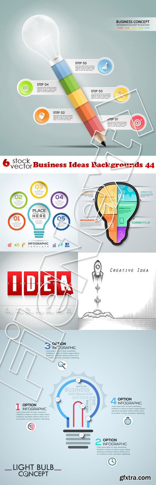 Vectors - Business Ideas Backgrounds 44