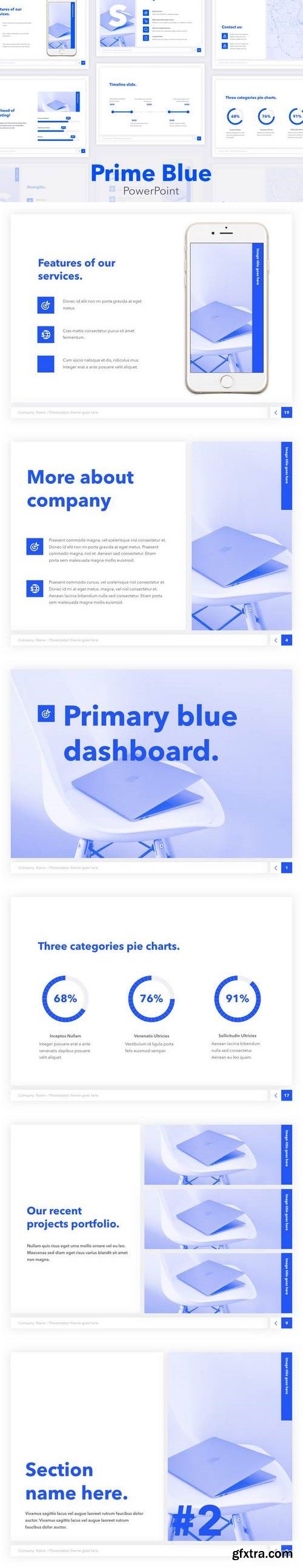 Prime Blue PowerPoint Template