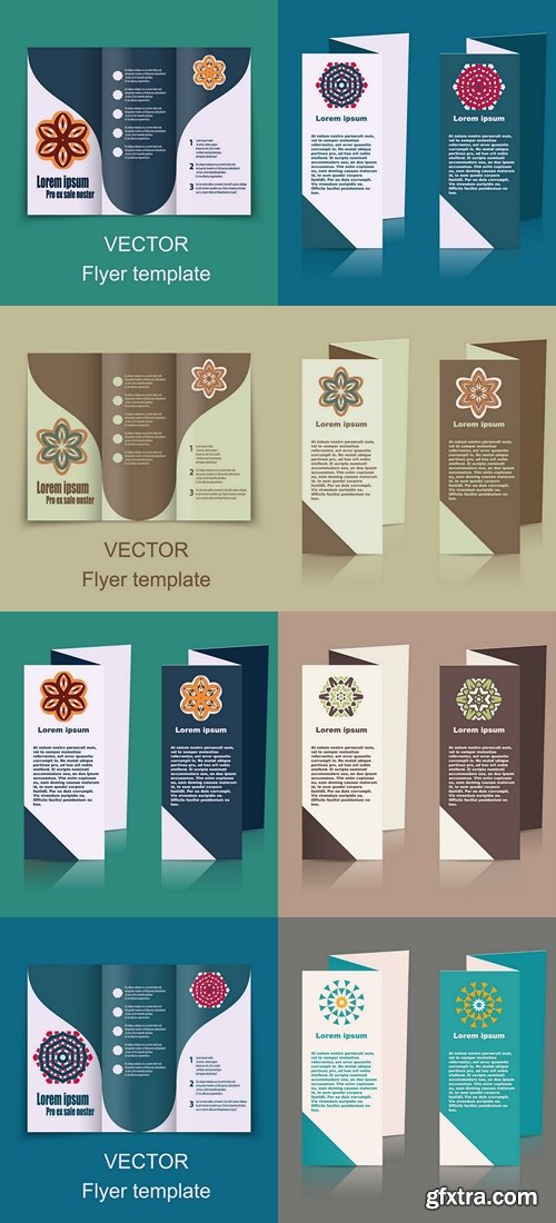 Brochures design vector