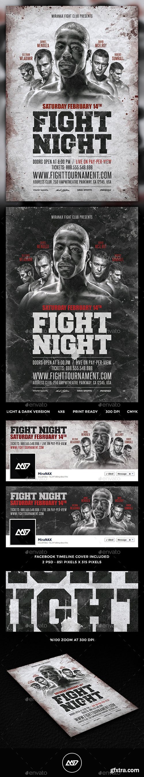 Graphicriver Fight Flyer 11860076