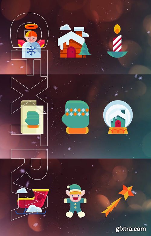 50 Christmas Icons - After Effects
