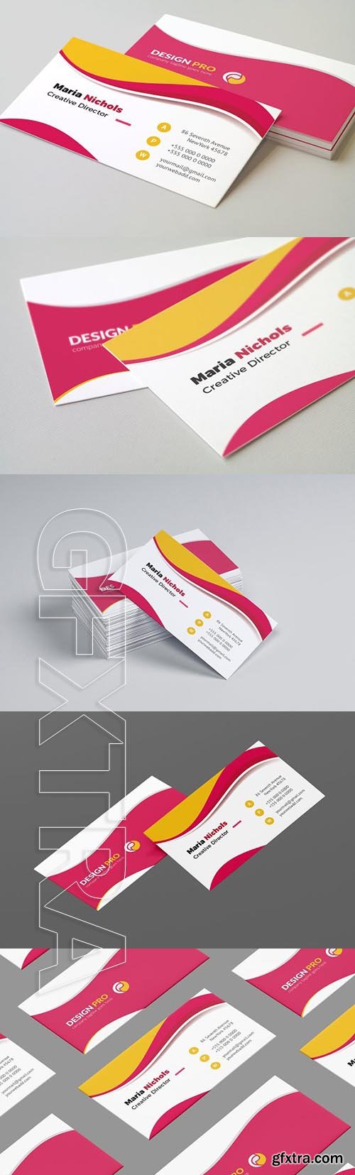 CreativeMarket - Colors Business Card 1910753