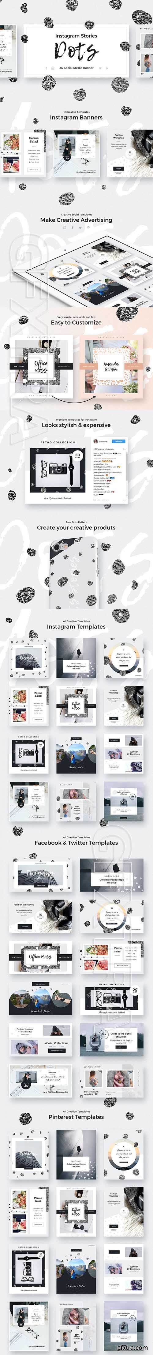CreativeMarket - Dots - Instagram Stories Pack 1918578