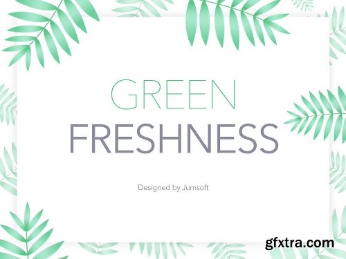 Green Freshness PowerPoint Template