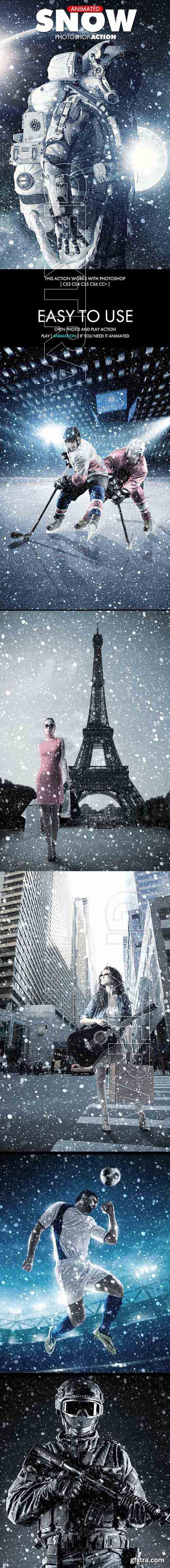 GraphicRiver - Snow Photoshop Action - Animated 20693215