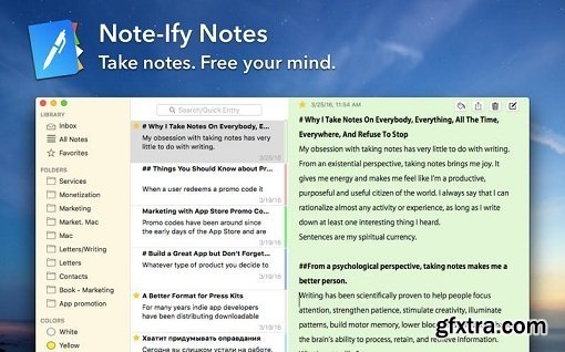 Note-Ify Notes 1.42 (macOS)
