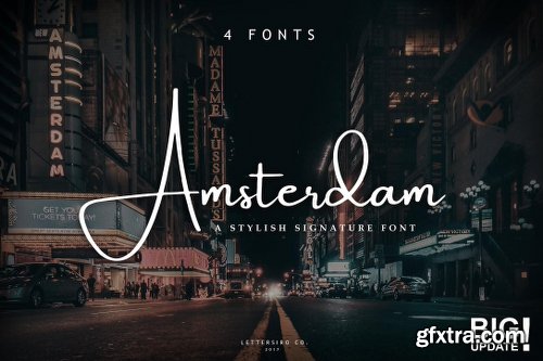 CreativeMarket Amsterdam Font Collection 1911982