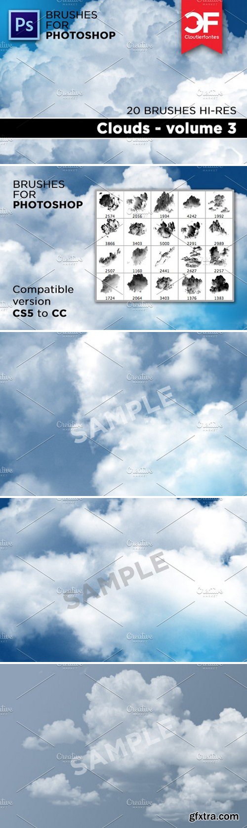 CM - Clouds brushes Volume 3 644309