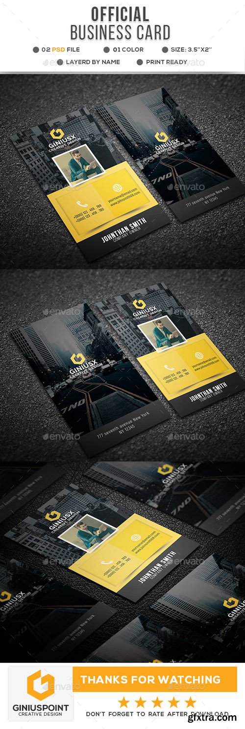 GR - Official Corporate Business Card 20766864