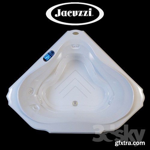 Jacuzzi BELLAVISTA CORNER BATH 3d Model