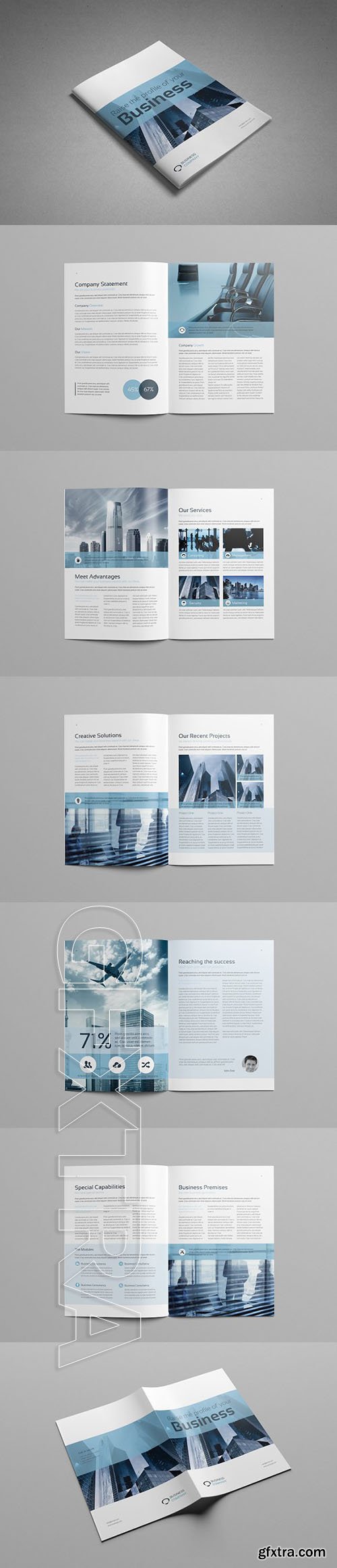 CreativeMarket - Corporate Brochure Template 1935903
