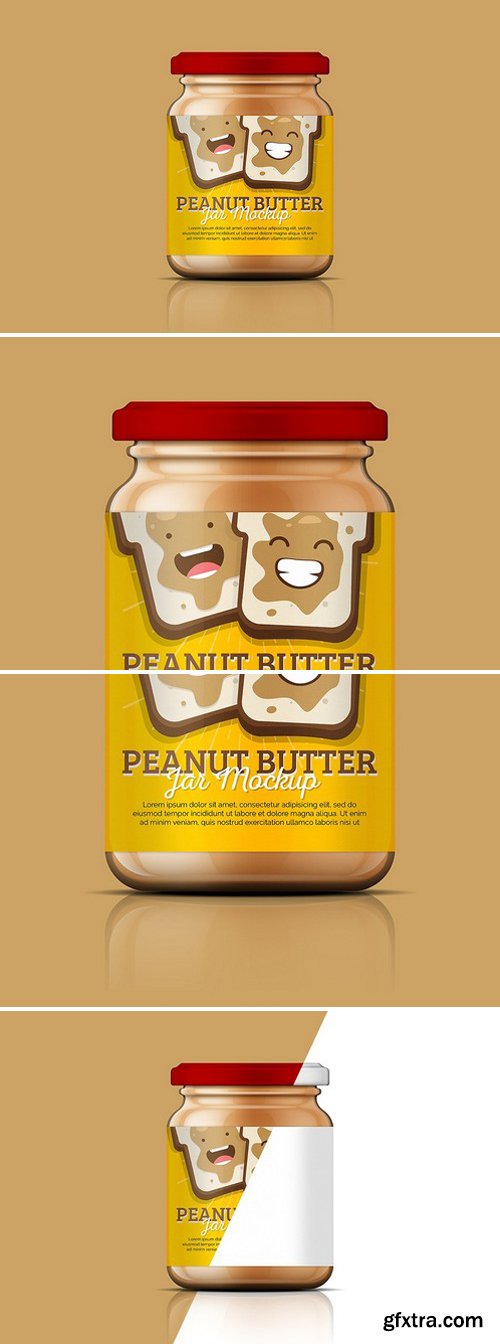 CM - Peanut Butter Jar Mockup 1884520