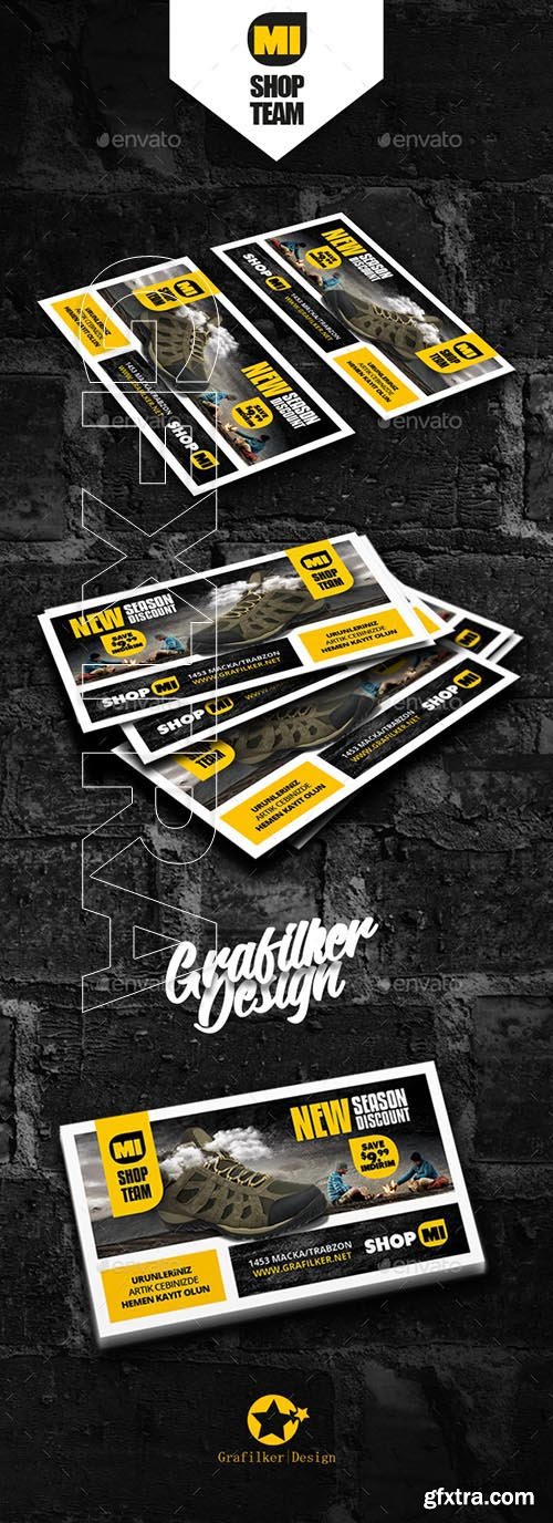 GraphicRiver - Shopping Product Business Card Templates 20719069