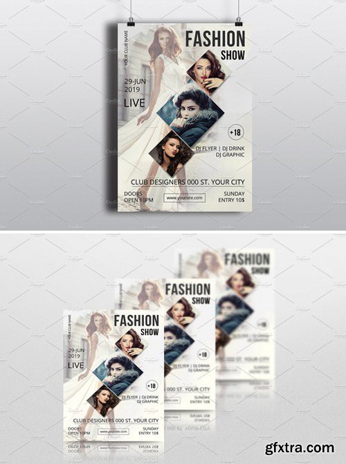 CM - Fashion Show Flyer Template-V599 1739538