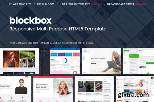 ThemeForest - Blockbox Responsive Multipurpose HTML5 Template 20722009