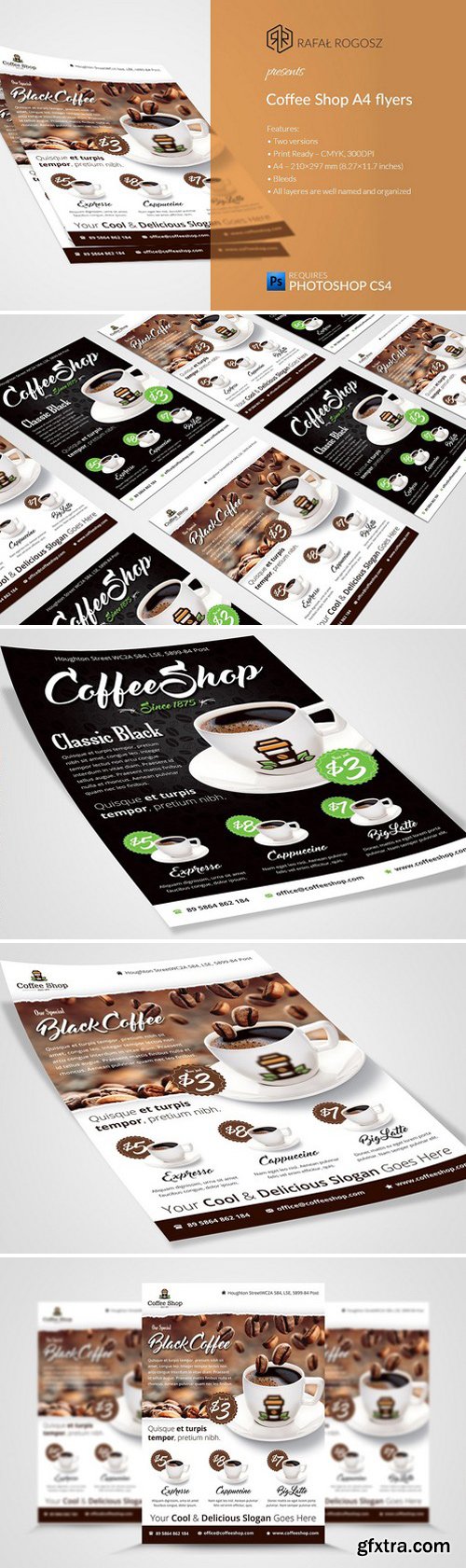 CM - Coffee Shop Flyer Templates 1869233