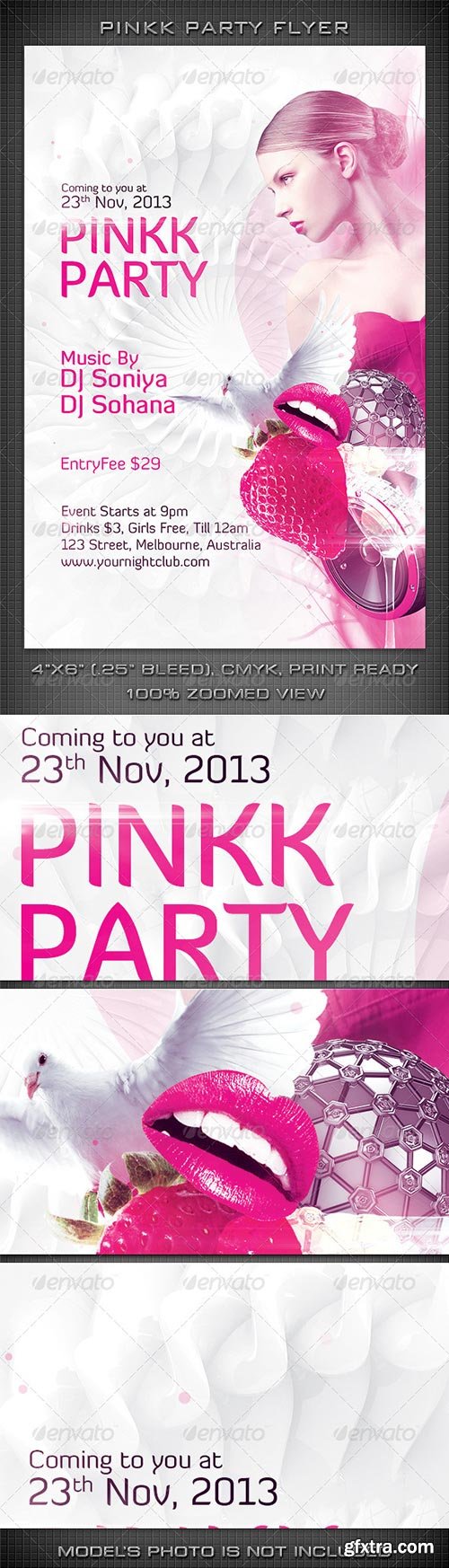 Graphicriver - Pinkk Party Flyer 6078165